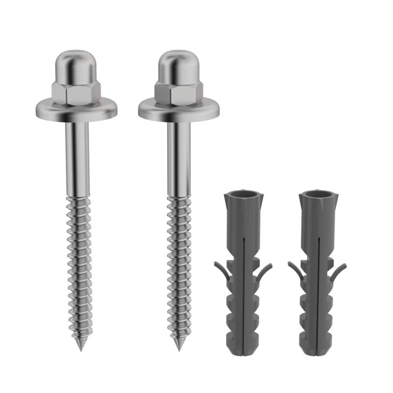 PARAFUSO P/ VASO INOX BUCHA 10 X  90MM - 2PC CENSI ref. 026365