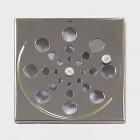 GRELHA INOX QUAD. 100 SEM CAIXILHO CLARINOX ref. 026438