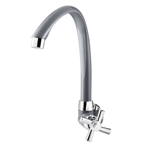 TORNEIRA PL. TIGRE CROSS B.MOV. PAR. COZINHA CINZA ref. 026525