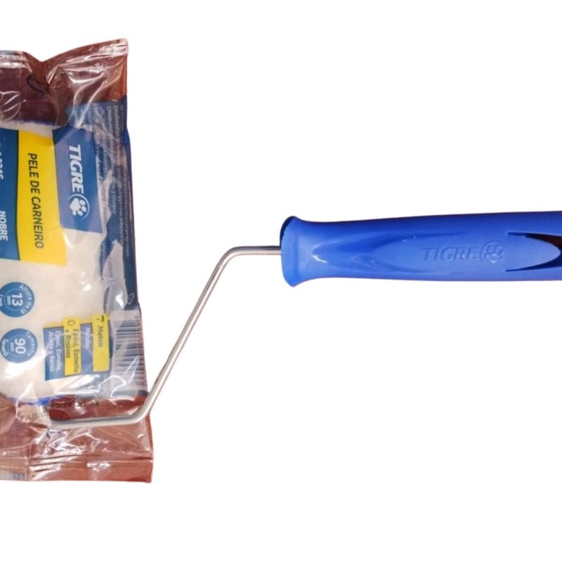 ROLO PINTURA TIGRE LA 09 CM 1346 PELE CARNEIRO 13MM ref. 026797