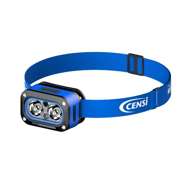 LANTERNA LED CABECA RECARREGAVEL 3,7V C/ SENSOR ref. 026876