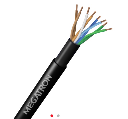 FIO CABO REDE PRETO CAT5E 1GB CAPA DUPLA **** METRO **** ref. 026891