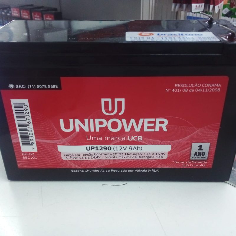 BATERIA NOBREAK 12V 9AH SELADA UP1290 6K305 ref. 026933