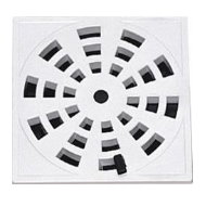 GRELHA PLAST. ROTATIVA QUA 15X15 BRANCA GRB15 ref. 06.1452