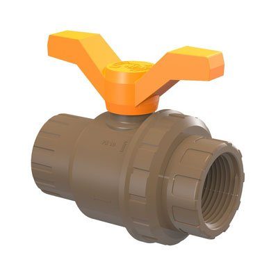 REGISTRO ESFERA PVC TIGRE  C/ ROSCA INT 3/4 C/ UNIAO ref. 09.0102