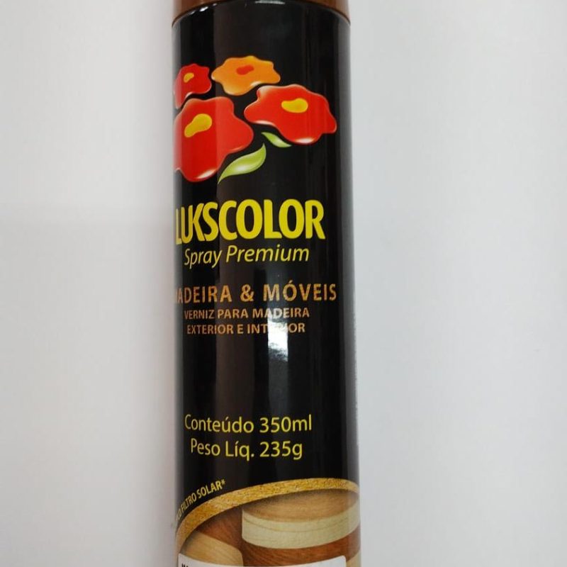 SPRAY LUKS VERNIZ MADEIRA MOGNO BRILHANTE 350ML ref. 11.0141