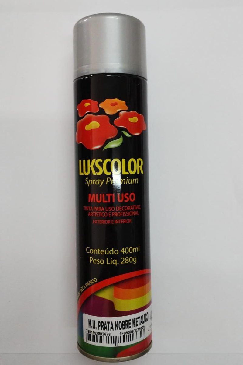 SPRAY LUKS PRATA NOBRE METALICO 400ML ref. 11.0268