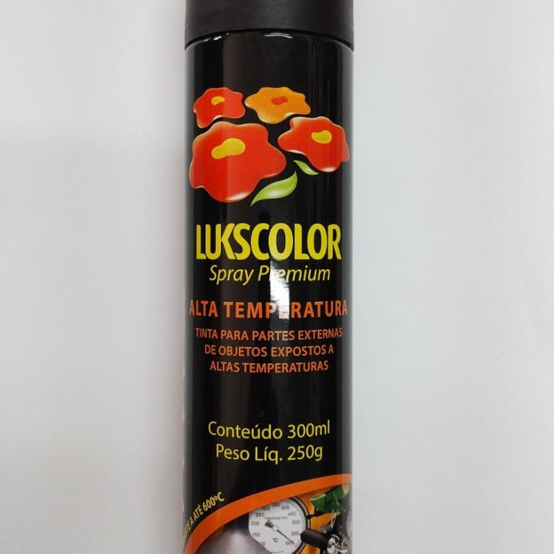 SPRAY LUKS ALTA TEMP. PRETO FOSCO 300ML ref. 11.0270