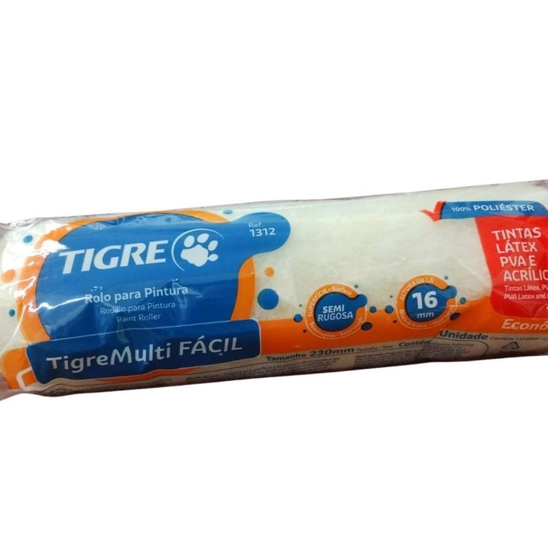 ROLO PINTURA TIGRE LA 23 CM R1312 (BAIXA 16MM) ref. 11.4720