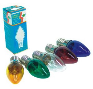 LAMPADA CHUPETA 07W X 220V E-14 SORTIDAS ref. 022774