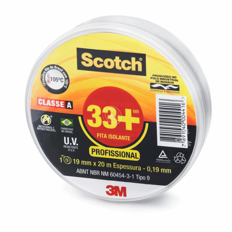 FITA ISOLANTE SCOTCH 33+ 20MT ref. 12.0372