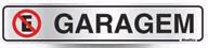 PLACA SINAL.AL.05X25 GARAGEM ref. 12.0417