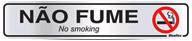 PLACA SINAL.AL.05X25 NAO FUME ref. 12.0475