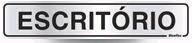 PLACA SINAL.AL.05X25 ESCRITORIO ref. 12.0620
