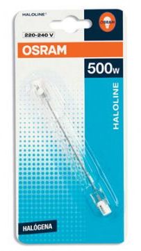 LAMPADA HALOGENA OSRAM  500WX220V 114MM ref. 12.0401