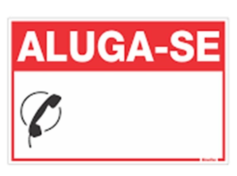 PLACA SINAL. PVC 20X30 ALUGA-SE ref. 12.0679
