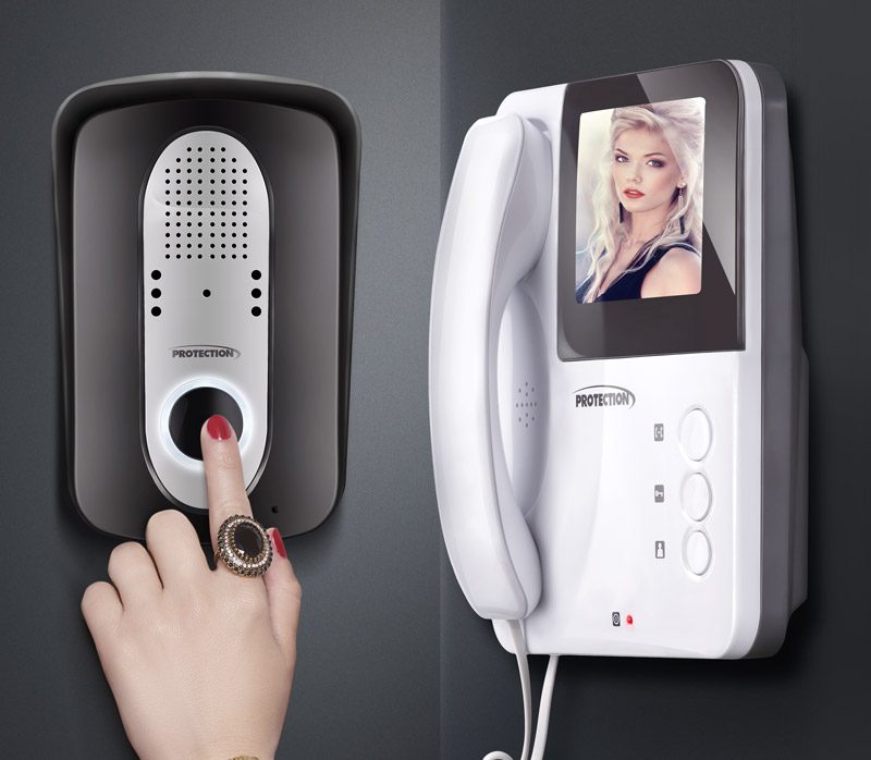 INTERFONE KIT VIDEO PORTEIRO COLORIDO PT-3000 ref. 12.0699