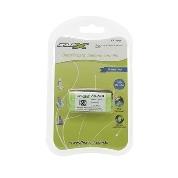 PILHA BATERIA P/TELEF.S/FIO UNIVERSAL 2,4VX600MAH ref. 12.0812