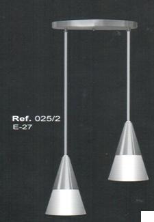 LUMINARIA  PROMO PENDENTE R.025/2 ALUM.ESC ref. 12.1033