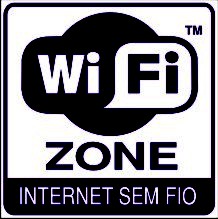 PLACA SINAL. PVC 20X20 WI-FI INTERNET ref. 12.1047