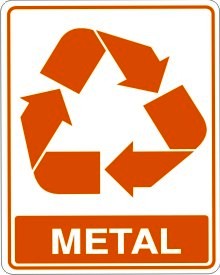 PLACA SINAL. PVC 15X20 RECICL.METAL ref. 12.1153