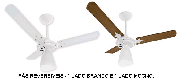 VENTO TETO V.SOL MAD-P/1 LAMP.BRANCO ref. 12.1156