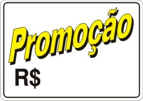 PLACA SINAL. PVC 15X20 PROMOCAO ref. 12.1174