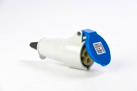 PINO FEMEA STECK.2P+T 32A 220V AZUL 3256 ref. 12.1248