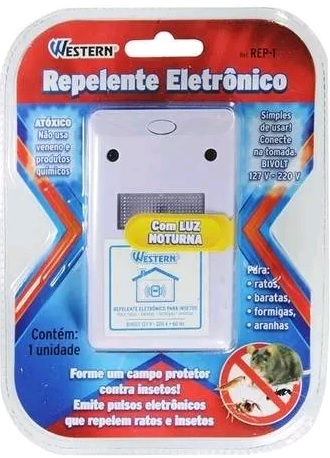 REPELENTE RATO BARATA FORMIGA ARANHA BIVOLT ref. 12.1413