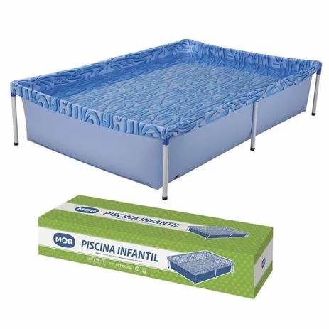 PISCINA INFANTIL 1000LTS 190X130 C/ PE DE METAL ref. 13.0484