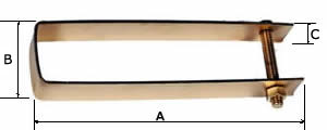 FERRAGEM P/ MADEIRA 29X1/8 TIPO U ref. 14.0004