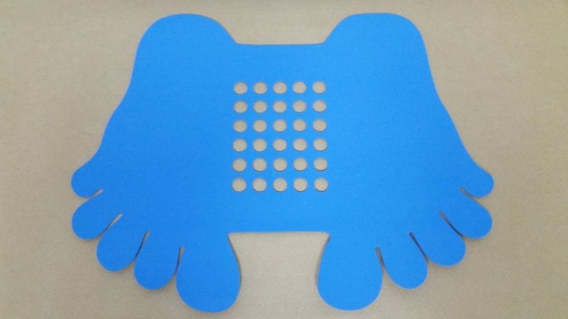 TAPETE BORRACHA JAPONES AZUL  P/WC ref. 14.0448