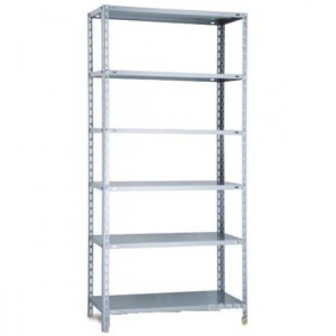 ESTANTE ACO SIMPLES 174X091X030 6 DIV CINZA ref. 14.0476