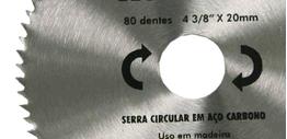 SERRA L. CIRC. SEM WIDEA 4-3/8X80DX20 ref. 14.1231
