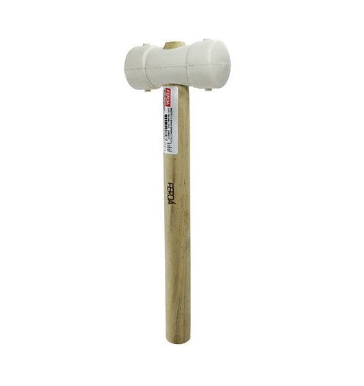 MARTELO BORRACHA 40MM BRANCO MEDIO ref. 14.1809