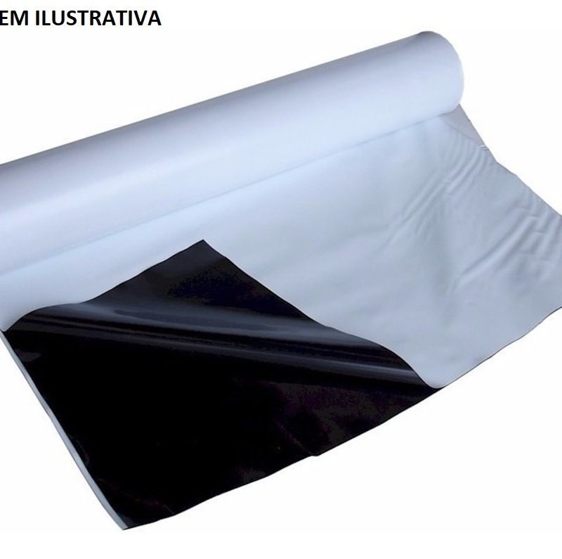 LONA PLAST.(METRO) PRETA BRANCA 8X050 ref. 14.2013