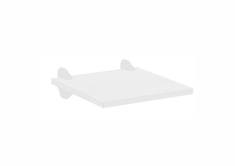 PRATELEIRA KIT ESSENCIAL BRANCA TB 19.5X26.5 C/SUP. ref. 14.2025