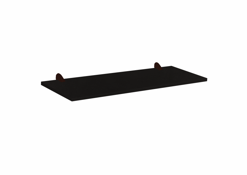 PRATELEIRA KIT ESSENCIAL PRETA    TP 19.5X67.5 C/SUP. ref. 14.2037