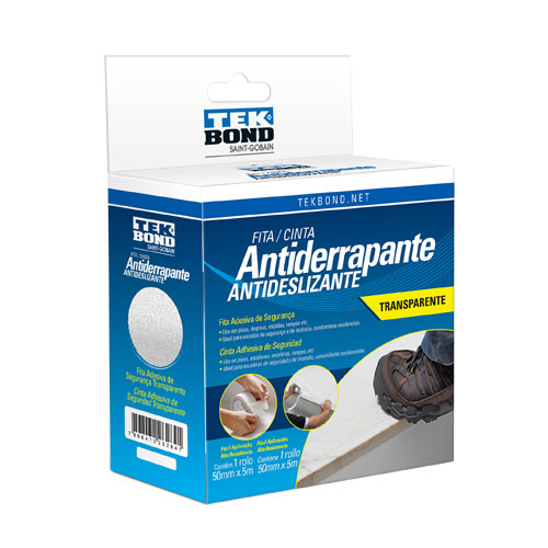 FITA ANTIDERRAPANTE TEKBOND TRANSP 50MM X 05 MT ref. 14.2118