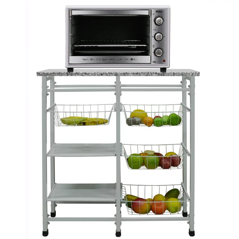 MESA FRUTEIRA METALICA GENOVA       GRANITO GDE ref. 13.0539