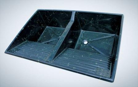 TANQUE SINT.GRAN.RORATTO 1.00 DUPLO QUADRADO PRETO ref. 18.0014