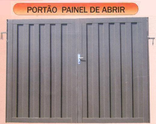 PORTAO PAINEL 245X180 C/FECHADURA ref. 19.0037