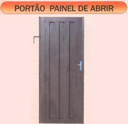 PORTAO PAINEL  85X180 C/FECHADURA-E ref. 19.0043