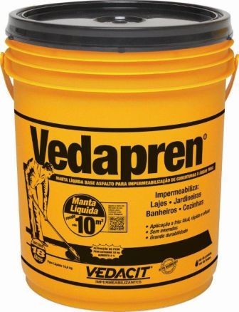 OTTO VEDAPREN PRETO  BALDE 18 LITROS ref. 28.0041