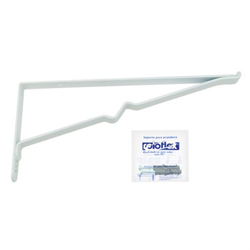 SUPORTE P/ PRAT. VIDRO BCO 20CM 3256 ref. 31.0026