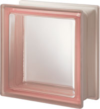 TIJOLO BLOCO VIDRO 19X19X09 ROSA ref. 47.0003