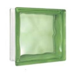 TIJOLO BLOCO VIDRO 19X19X08 VERDE ref. 47.0005