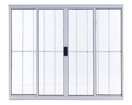 VITRO ALUM-ESAL 4F-120X180 C/ GRADE BRANCA ref. 022222