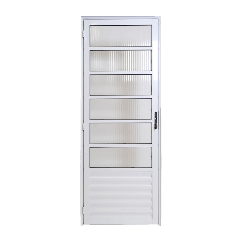 PORTA ALUM-ESAL FIXA 85-D BRANCA ref. 48.0054