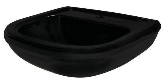 LAVAT. ICASA SABATINI 53X44 SEM COLUNA PRETO IL5 12 ref. IL512